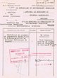 Courrier adressé le 06/01/1953 au Président du Tribunal Rabbinique de Mogador