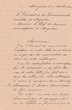 Courrier adressé le 17/11/1924 au Chef des Services Municipaux de Mogador