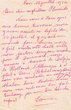 Courrier adressé à Mme Hassiba en 1954