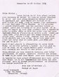 Courrier adressé le 28/07/1983 à Miriam (épouse de Meyer)