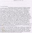 Courrier adressé le18/05/1976 à Mardoché (neveu de J. Hatchwell)