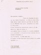 Courrier adressé le 30/01/1972 à Nissim Tapiero