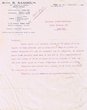 Courrier adressé le 13/12/1932 à J. Hatchwell