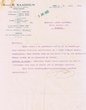 Courrier adressé le 20/06/1933 à J. Hatchwell