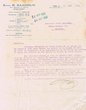 Courrier adressé le 16/08/1933 à J. Hatchwell