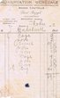 Ticket de caisse adressé à J. Hatchwell