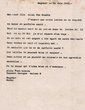 Courrier adressé à Allal Ben Brahim