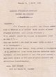 Courrier adressé à l'Intendant Militaire du Service des Pensions