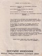 Courrier adressé au Conseiller du Gouvernement Chérifien de Rabat