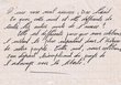 Petite citation manuscrite
