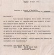 Courrier adressé au Général d'Hauteville, commandant le Division de Marrakech