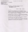 Courrier adressé le 05/06/1964 au Secretaire Greffier du Tribunal de 1er Instance de Marrakech