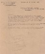 Courrier adressé le 15/11/1961 au Secretaire Greffier du Tribunal de 1er Instance de Marrakech
