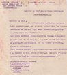 Courrier adressé le 25/05/1951 au Chef des Services Municipaux de Mogador