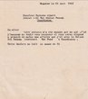 Courrier adressé le 23/08/1951 à Albert Haroche, Avocat à Casablanca