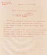 Courrier adressé le 05/02/1952 au Chef des Services Municipaux de Mogador