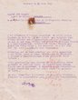 Courrier adressé le 26/06/1947 au Conservateur de l a Propriété Foncière à Marrakech