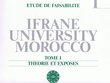 Ifrane University Morocco / Etude de Faisabilité