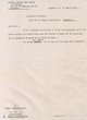 Courrier adressé le 15/03/1945 au Chef de la Régie Municipale de Mogador