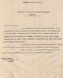 Courrier adressé le 10/05/1943 au Chef des Services Municipaux de Mogador