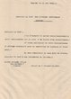 Courrier adressé le 10/05/1943 au Chef des Services Municipaux de Mogador