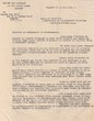 Courrier adressé le 11/05/1943 à Mr Palustran, Commissaire du Gouvernement Chérifien à Mogador