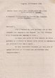 Courrier adressé le 10/12/1946 au Directeur du Service des Domaines à Agadir