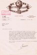 Courrier adressé le 03/05/1952 à Mr de Lucinge