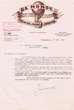 Courrier adressé le 10/05/1952 à Mr de Lucinges