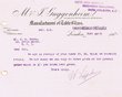 Courrier adressé à S.M. Cohen