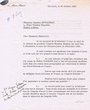 Courrier adressé le 30/10/1964 à Raphael Benazeraf