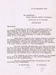 Courrier adressé le 10/09/1963 à Moulay Abdeslam Chérif d'Ouezzane, Gouverneur de la Province