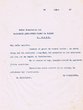 Courrier adressé le 20/07/1947 au Président del Patronato Anti-Tuberculoso de Tanger