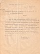 Courrier adressé au Président de l'Association des Anciens Eleves de l'Alliance Israél
