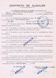 Contrat de Location de Francisco Pancho Guardiz du 06/01/1955