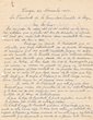 Courrier adressé le 29/11/1954 au Président de la Communauté Israélite