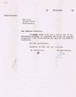 Courrier adressé le 24/11/1954 aux successeurs de Joseph Cohen