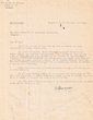Courrier adressé le 26/11/1954 au Président de La Communauté Israélite de Tanger