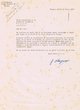 Courrier adressé le 12/01/1953 au Président de la Communauté israélite de Tanger