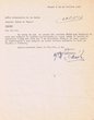 Courrier adressé le 20/10/1947 au Président de la Communauté Israélite de Tanger
