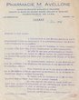 Circulaire publicitaire envoyé le 01/02/1939