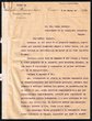 Courrier adressé le 08/03/1931 à Isaac Abensur, Président de la Communauté Israélite de Tanger