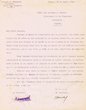 Courrier adressé le 18/06/1934 à Abraham S. Hassan, Président de la Communauté Israélite