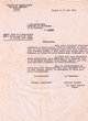 Courrier adressé le 16/08/1962 au Gouverneur de la Province de Tanger