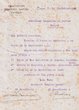 Courrier adressé le 07/11/1930 à la Communauté Israélite de Tanger