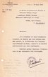 Courrier adressé le 17/03/1955 à Abraham Sagues du Séminaire Rabbinique de Tanger