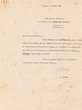Courrier adressé le 25/05/1954 au Président du Comité de la Communauté Israélite de Tanger