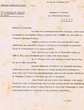 Courrier adressé le 05/12/1954 au Directeur de l'Instruction Publique de Rabat