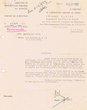 Courrier adressé le 13/06/1952 à Abraham Sagues