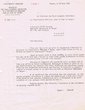 Courrier adressé le 31/03/1955 à A. Sagues du Séminaire Rabbinique de Tanger